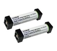 vhbw 2X batería Compatible con Sony MDR-RF850R, MDR-RF820R Auriculares inalámbricos, Cascos (700 mAh, 1,2 V, NiMH)