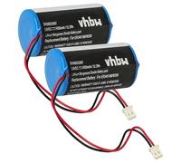 vhbw 2X batería Compatible con Visonic MC-S730, MC-S730AC, MC-S710, MC-S720 Sistema de Alarma (14500 mAh, 3,6 V, Li-SOCl2)