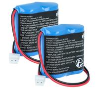 vhbw 2X batería Compatible con Visonic Next CAM PG2, K9 PG2 Wide Angle, PGS Detector de Movimiento (1350 mAh, 6 V, Li-MnO2)