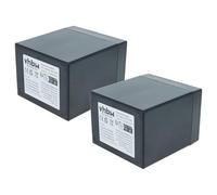 vhbw 2X Batería de a Bordo Compatible con Hecht 5484 SXE Caravana, Barco, Autocaravana (6 Ah, 12 V, AGM), 10,8 x 9,1 x 7,2 cm