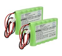vhbw 2X Batería Recargable Compatible con Honeywell Lyric Keypad LKP500-EN PDA (1500mAh, 7,2V, NiMH)