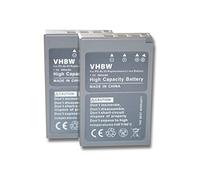 vhbw 2X Batería Recargable Compatible con Olympus OM-D E-M10 Mark III, E-M5 Mark III, E-M10 Mark IV cámara Digital, DSLR (900 mAh, 7,2 V, Li-Ion)