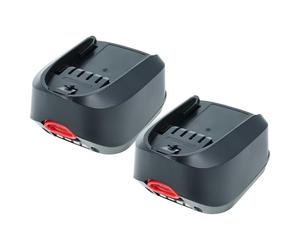 vhbw 2X batería reemplaza Bosch 1 600 Z00 000, 2 607 335 040, 1 600 A00 DD7 para Herramienta, Herramientas de jardín (2000 mAh, Li-Ion, 18 V)