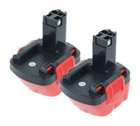 vhbw 2X batería reemplaza Bosch 2 607 335 273, 2 607 335 261, 2 607 335 262, 2 60 7335 249 para, Herramienta eléctricas (1500 mAh, NiMH, 12 V)