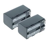 vhbw 2X batería reemplaza Canon BP-975 | BP-955, BP-925, BP-950G para cámara de vídeo (3600 mAh, 7,4 V, Li-Ion)