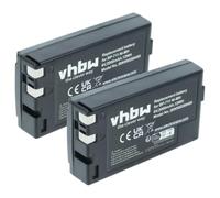 vhbw 2X batería reemplaza Canon BP-E718, BP-818, BP-729, BP-726, BP-722D | para BP-714, BP-711 para cámara de vídeo (2000 mAh, 6 V, NiMH)