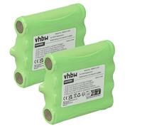 vhbw 2X batería reemplaza Cobra FA-BP, GA-CT, GA-CR, GA-CM, FA-CK para Radio (600 mAh, 4,8 V, NiMH)