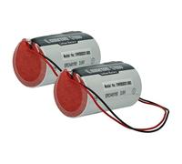 vhbw 2X batería reemplaza DSC WT4911BATT para Sistema de Alarma, Sirena inalámbrica Exterior (14500 mAh, 3,6 V, Li-MnO2)