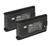 vhbw 2X batería reemplaza Kenwood KNB-45, KNB-45L, KNB-45Li para Radio (2000 mAh, 7,4 V, Li-Ion)