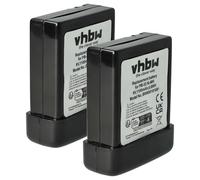 vhbw 2X batería reemplaza Kenwood PB-32, PB-32H, PB-33, PB-34 para Radio (1100 mAh, 6 V, NiMH)