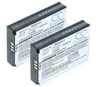 vhbw 2X batería reemplaza Midland BATT17L para cámara Mini portátil (1800 mAh, 3,7 V, Li-Ion)