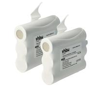 vhbw 2X batería reemplaza Midland PB-X7 para Radio (1000 mAh, 3,6 V, NiMH)