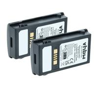 vhbw 2X batería reemplaza Motorola 82-000012-01, BT-000375, BTRY-MC32-01-01