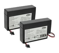 vhbw 2X Batería reemplaza MP0.8-12H para (800 mAh, 12 V, AGM, Clavija AMP)