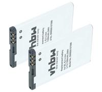 vhbw 2X batería reemplaza Nokia BL-5J | para teléfono fijo o inalámbrico (1300 mAh, 3,7 V, Li-Ion)