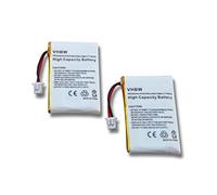 vhbw 2X batería reemplaza Plantronics 65358-01, ED-PLN-6439901, 653580 para Auriculares inalámbricos, Cascos (300 mAh, 3,7 V, Li-Poli)