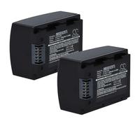 vhbw 2X batería reemplaza Samsung IA-BP105R para cámara de vídeo (1100 mAh, 3,7 V, Li-Ion)
