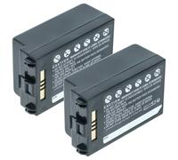 vhbw 2X batería reemplaza Symbol BTRY-MC70EAB00, HBM-SYM70LX, BTRY-MC70EAB02 para escáner códigos de Barra, TPV (3800 mAh, 3,7 V, Li-Ion)