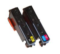 vhbw 2X Cabezal de impresión reemplaza HP C9381A, C9382A Cartuchos - Black/Cyan/Magenta/Yellow