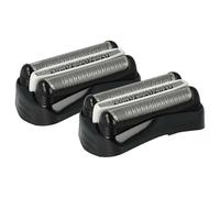 vhbw 2x cabezales de repuesto compatible con Braun cruZer clean 5, 6 máquina de afeitar - Color: negro