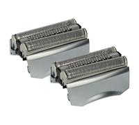 vhbw 2x cabezales de repuesto compatible con Braun Series 7 720, 760cc, 790cc, 7840, 740, 7865, 7850, 7893, 7880, 730 máquina de afeitar - Color: plata