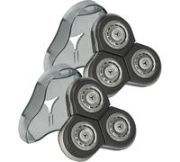vhbw 2x cabezales de repuesto compatible con Philips Arcitec (RQ10xx), RQ1250CC, RQ1250, RQ1251CC, RQ1252, RQ1251 máquina de afeitar
