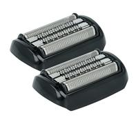 vhbw 2x cabezales reemplaza Braun 92B para máquina de afeitar, negro plata
