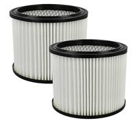 vhbw 2x Cartucho filtrante reemplaza Scheppach 7906300706 para sistema de extracción - Filtro de repuesto HEPA, 16 x 12,7 cm
