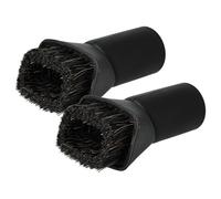 vhbw 2x Cepillo aspiradora Cepillo muebles compatible con Kärcher NT 50/1 Tact TE L, NT 55/1 Tact con conexión redonda 35 mm - 7 cm