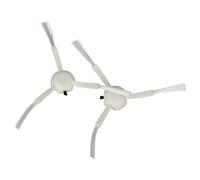 vhbw 2X Cepillo Lateral Compatible con Dreame D9 MAX, D9, D10 Plus, D10s, D9 Mistral, F9 Mistral, F9 Robot Aspirador - Set cepillos, Blanco