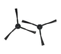 vhbw 2X Cepillo Lateral Compatible con Haier SWR-T321, SWR-T322, SWR-T325, SWR-T320 Robot Aspirador - Set cepillos, Negro
