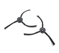 vhbw 2X Cepillo Lateral Compatible con iLife A4s, V3s, A4, V5, V5s Pro, V5s, A6, V3 Robot Aspirador - Set cepillos, Negro