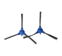 vhbw 2X Cepillo Lateral Compatible con Proscenic Proscenic 850t, 850 Robot Aspirador - Set cepillos, Negro/Azul