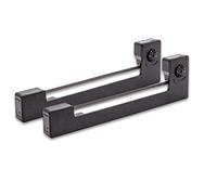 vhbw 2x Cinta de color de escritura reemplaza Epson ERC-09B, ERC-09, C43S015354 para impresora de matriz o de tickets - negro