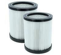 vhbw 2x Elemento filtrante compatible con Parkside (Lidl) PWD 12 A1 aspiradora seco/mojado