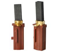 vhbw 2x escobilla carbón motor carbono 6,3 x 11 x 33 mm compatible con Ametek Lamb motores eléctricos aspiradora