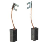 vhbw 2x escobilla carbón motor carbono 6,35 x 10 x 17 mm compatible con Eibenstock Automix 11502, Mxt 110 B herramientas eléctricas