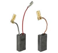 vhbw 2x escobilla compatible con Bosch GSH 500 | 388, 4, 5.5 Basic, 5 E, 5 CE herramientas, martillo perforador - 23 x 12,3 x 6,2 mm