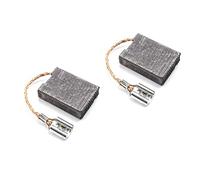 vhbw 2x escobilla compatible con Bosch GWS 20-230 JH, GWS 20-230 J, GWS 21-180 HV, GWS 21-180 H, GWS 21-130 JHV herramientas - trenzado de cobre