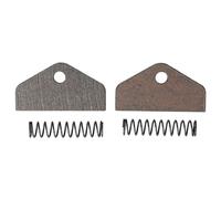 vhbw 2x escobilla Compatible con Miele T8813C EDITION 111, T8812C EDITION 111 secadora, secadora condensación + resorte