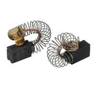 vhbw 2x escobilla con base 6,3 x 10 x 14 mm Compatible con Protool/Festool 622174, 622795, 621227, 622172 herramientas + resorte