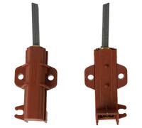 vhbw 2x escobilla con base compatible con Indesit WIXL106 F054300, WIXL106 F051711, WIXL106 F053793 lavadora, rojo