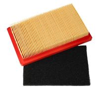 vhbw 2x filtro (1x prefiltro, 1x filtro de aire) compatible con Fleurelle BM 45 OHV cortacésped - 14,5x 8,5 x 2,8 cm