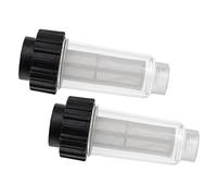vhbw 2x filtro antisuciedad compatible con Kärcher K 5 Premium Smart Control hidrolimpiadora con conexión de agua 3/4» AG