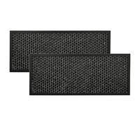 vhbw 2x Filtro carbón activo compatible con Rowenta Intense Pure Air XL Connect PU6080F0, PU6080 purificador de aire - Filtro de aire negro