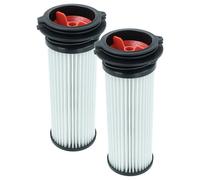 vhbw 2x Filtro compatible con Bosch BBH6PZOO, BBH6P25K, BBH73275, BBH73260K, BBH6P25, BBH7PET aspiradora - Filtro de suciedad, unidad de filtrado