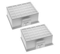 vhbw 2x Filtro compatible con Bosch BGN2A230, BGLS4PERF, BGN2180AU, BGN2A112GB, BGN22128GB aspiradora - filtro de escape HEPA blanco