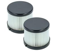 vhbw 2x Filtro compatible con Dewalt DCV5011H, DCV501HB aspiradora - filtro Hepa negro blanco