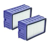 vhbw 2x Filtro compatible con Dyson DC-11, DC11 Allergy aspiradora - filtro salida del motor HEPA blanco lila