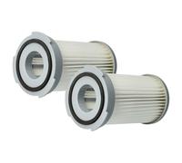 vhbw 2x Filtro compatible con Electrolux XXLBOX3T, XXLBOX4, XXLBOX3, XXLTT11, XXLBOX4F, XXLBOX2BM aspiradora - Filtro de aire de salida, blanco